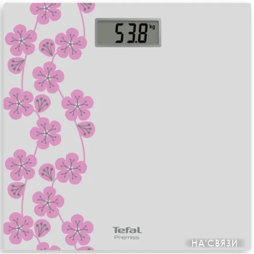 Напольные весы Tefal Premiss Decor Pretty Pink PP1434V0