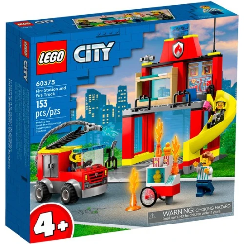 Конструктор LEGO City 60375 Пожарная часть и пожарная машина