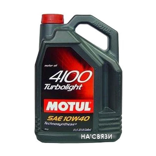 Моторное масло Motul 4100 Turbolight 10W40 4л