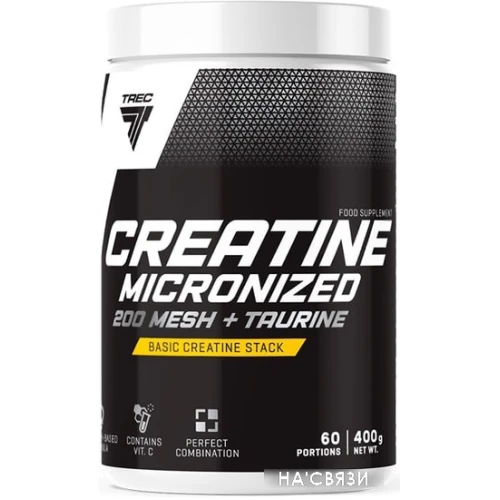 Моногидрат креатина с таурином Trec Nutrition Creatine Micronized 200 mesh + Taurine (400 г)