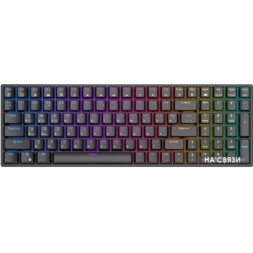 Клавиатура Royal Kludge RK100 RGB (черный, RK Brown)