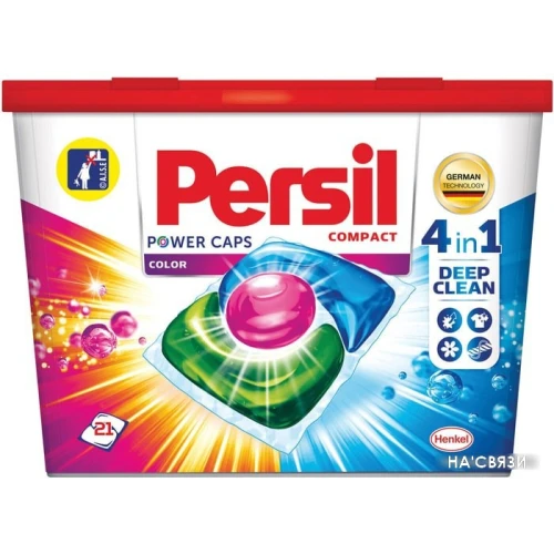 Капсулы для стирки Persil Power Caps 4 в 1 Color (21 шт)