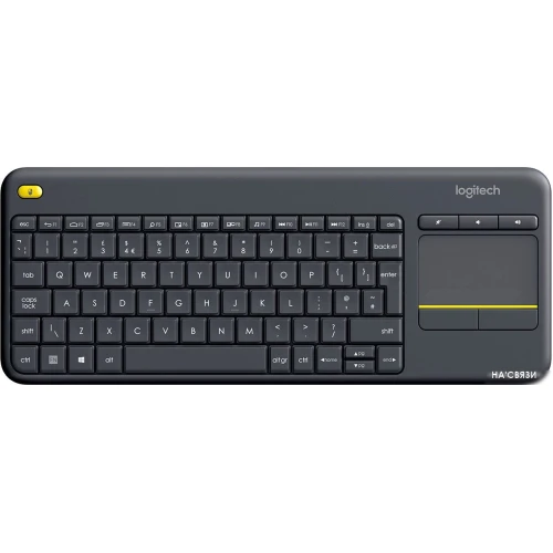 Клавиатура Logitech K400 Plus 920-007145 (черный, нет кириллицы)