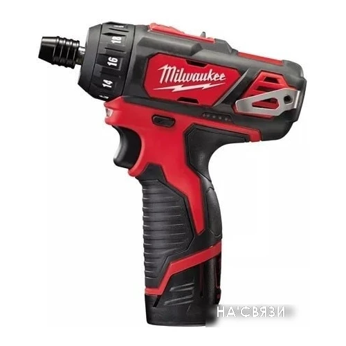 Дрель-шуруповерт Milwaukee M12 BD-202C 4933441900 (с 2-мя АКБ, кейс)