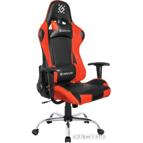 Кресло Defender Azgard (черный/красный) в интернет-магазине НА'СВЯЗИ