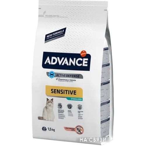 Корм для кошек Advance Sterilized Sensitive Salmon 3 кг