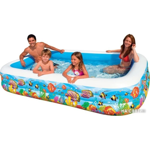 Надувной бассейн Intex Swim Center Tropical Reef 305x183x56 (58485)