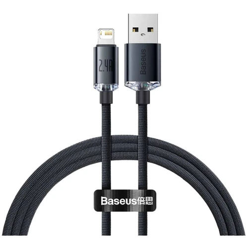 Кабель Baseus CAJY000101 USB Type-A - Lightning (2 м, черный)