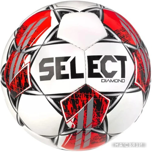 Футбольный мяч Select Diamond V23 0854360003 (размер 4, белый/красный)