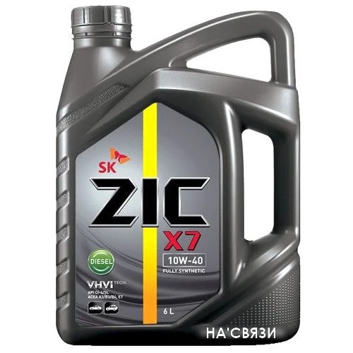 Моторное масло ZIC X7 Diesel 10W-40 6л