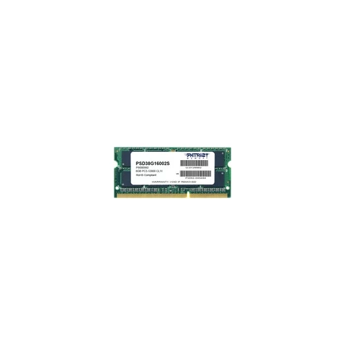 Оперативная память Patriot Signature 8GB DDR3 SO-DIMM PC3-12800 (PSD38G16002S)