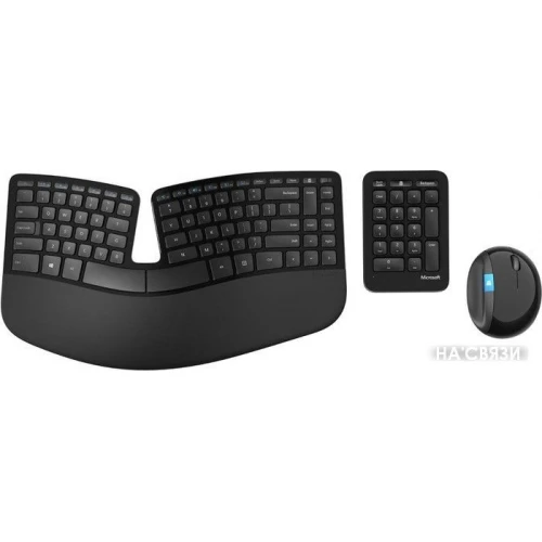 Мышь + клавиатура Microsoft Sculpt Ergonomic Desktop (L5V-00017) в интернет-магазине НА'СВЯЗИ