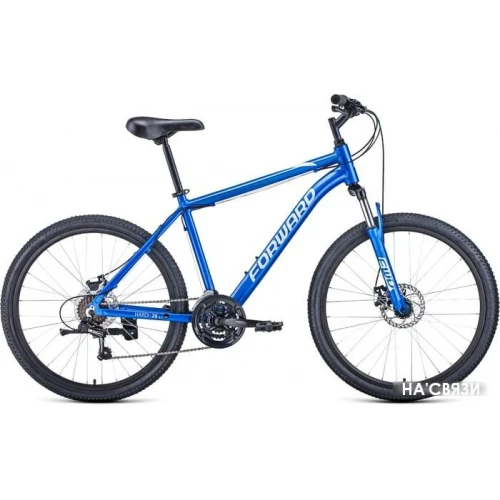 Велосипед Forward Hardi 26 2.0 disc 2021 (синий) в интернет-магазине НА'СВЯЗИ