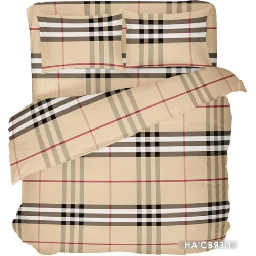 Постельное белье Samsara Клетка 220-12 (Burberry) 205x220