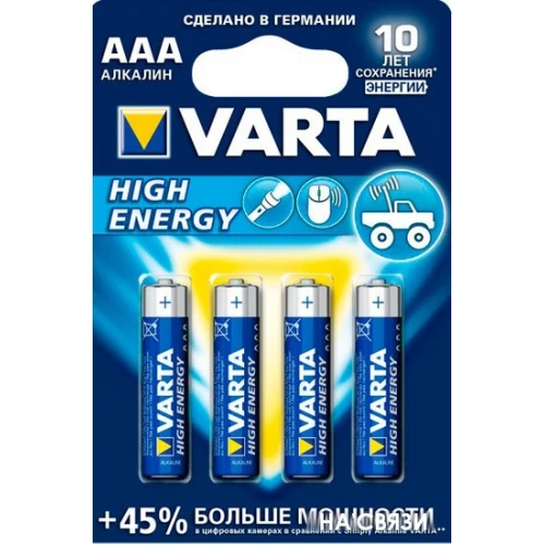 Батарейки Varta AAA 4 шт. [04903]