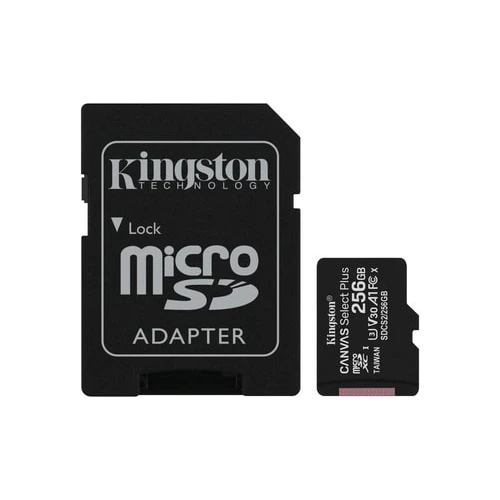 Карта памяти Kingston Canvas Select Plus microSDXC 256GB (с адаптером)