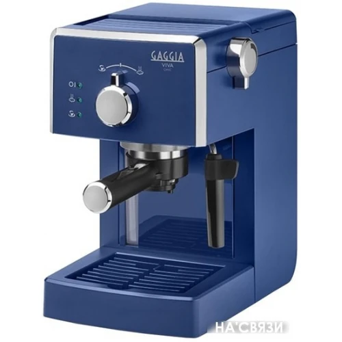 Рожковая помповая кофеварка Gaggia Viva Chic 8433/12 (синий) в интернет-магазине НА'СВЯЗИ