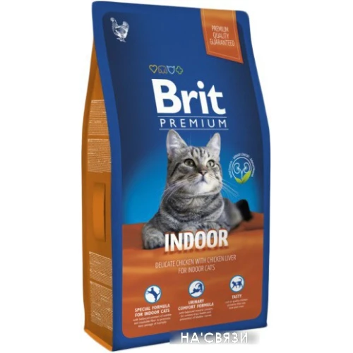 Корм для кошек Brit Premium Cat Indoor 1.5 кг