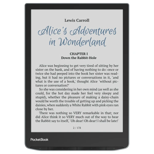 Электронная книга PocketBook 743K3 InkPad Color 3 (черный/серебристый)