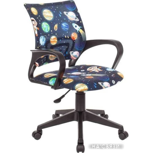 Компьютерное кресло Бюрократ Burokids 1 (черный космонавт)
