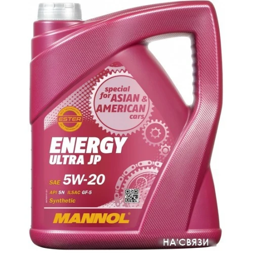 Моторное масло Mannol Energy Ultra JP 5W-20 API SN 5л