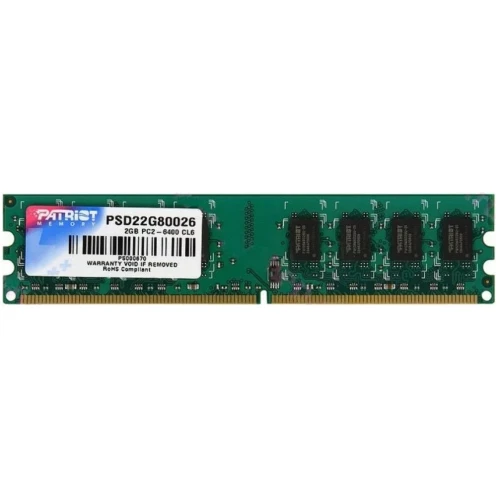 Оперативная память Patriot Signature 2GB DDR2 PC2-6400 (PSD22G80026)