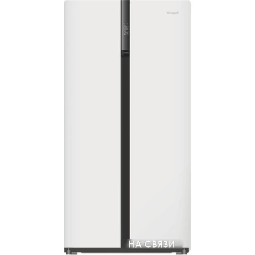 Холодильник side by side Weissgauff WSBS 500 Inverter NoFrost White Glass