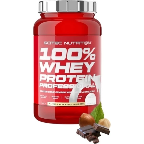 Протеин Scitec Nutrition 100% Whey Protein Professional (шоколад/орех, 920 г)