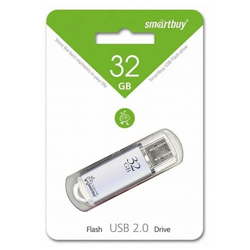 USB 32GB SmartBuy V-Cut, серебристый в интернет-магазине НА'СВЯЗИ