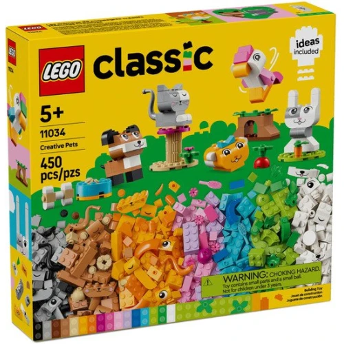 Набор деталей LEGO Classic 11034 Креативные домашние животные