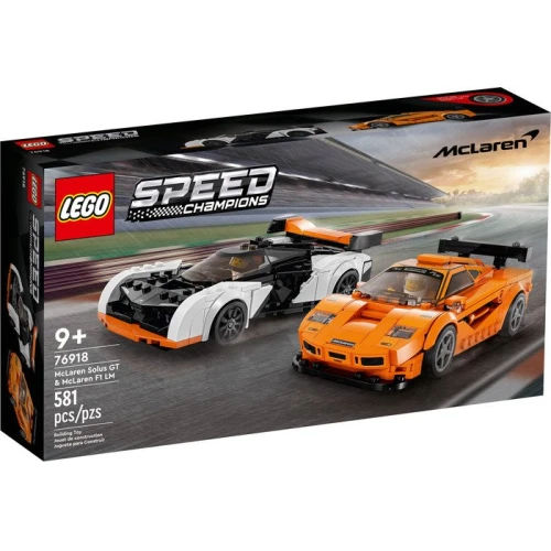 Конструктор LEGO Speed Champions 76918 McLaren Solus GT и McLaren F1 LM