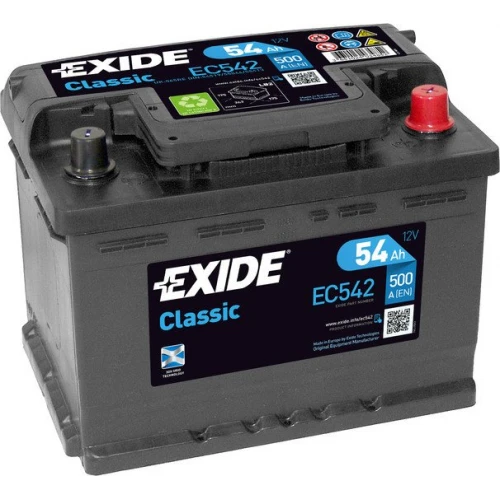 Автомобильный аккумулятор Exide Classic EC542 (54 А·ч)