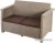 Садовый диван Keter Toledo Love Seat 254011 (капучино)