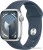Умные часы Apple Watch Series 9 41 мм (алюминиевый корпус, серебристый/грозовой синий, спортивный силиконовый ремешок S/M)