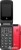 Кнопочный телефон F+ Flip 240 (черный/красный) в интернет-магазине НА'СВЯЗИ