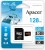 Apacer microSDXC AP128GMCSX10U8-R 128GB (с адаптером)