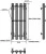 Полотенцесушитель Granula Квадро Вертикаль 21х120 (терморегулятор с таймером, черный)