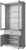 Шкаф-витрина Anrex Valencia 2V2D1SН (серый) в интернет-магазине НА'СВЯЗИ