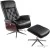 Массажное кресло Calviano 95 с пуфом (черный) в интернет-магазине НА'СВЯЗИ