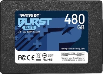 SSD Patriot Burst Elite 480GB PBE480GS25SSDR в интернет-магазине НА'СВЯЗИ