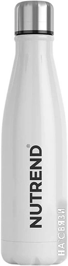 Бутылка для воды Nutrend Stainless Steel Bottle 2021 750мл (белый) в интернет-магазине НА'СВЯЗИ