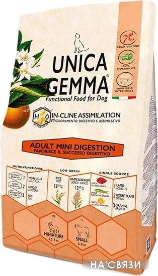 Сухой корм для собак Unica Gemma Adult Mini Digestion 800 г