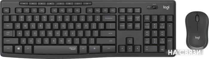 Клавиатура + мышь Logitech MK295 Silent (черный) в интернет-магазине НА'СВЯЗИ