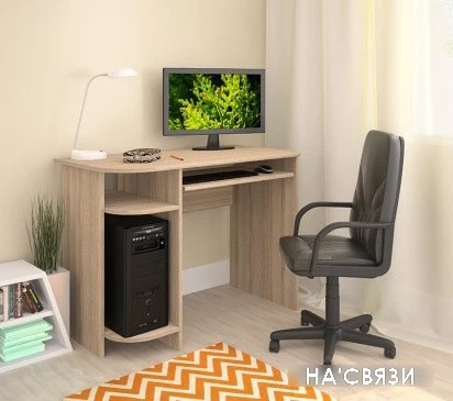 Компьютерный стол Интерлиния СК-002 (дуб сонома) в интернет-магазине НА'СВЯЗИ