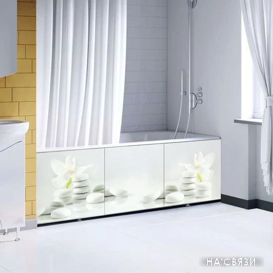 Фронтальный экран под ванну Comfort Alumin Гармония 3D 1.7