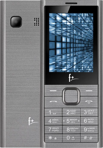 Мобильный телефон F+ B280 (темно-серый) в интернет-магазине НА'СВЯЗИ
