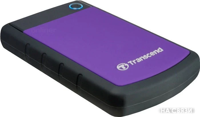 Внешний жесткий диск Transcend StoreJet 25H3P 1TB (TS1TSJ25H3P) в интернет-магазине НА'СВЯЗИ