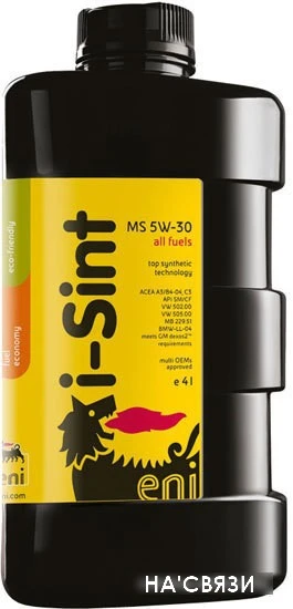 Моторное масло Eni i-Sint MS 5W-30 1л