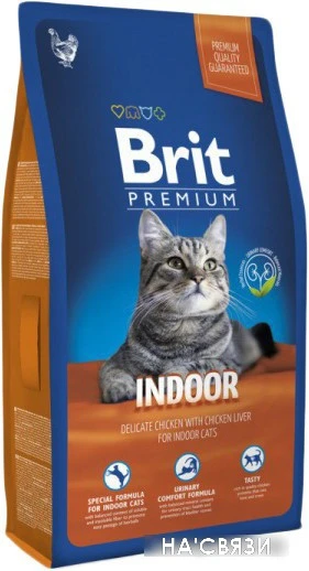 Корм для кошек Brit Premium Cat Indoor 1.5 кг